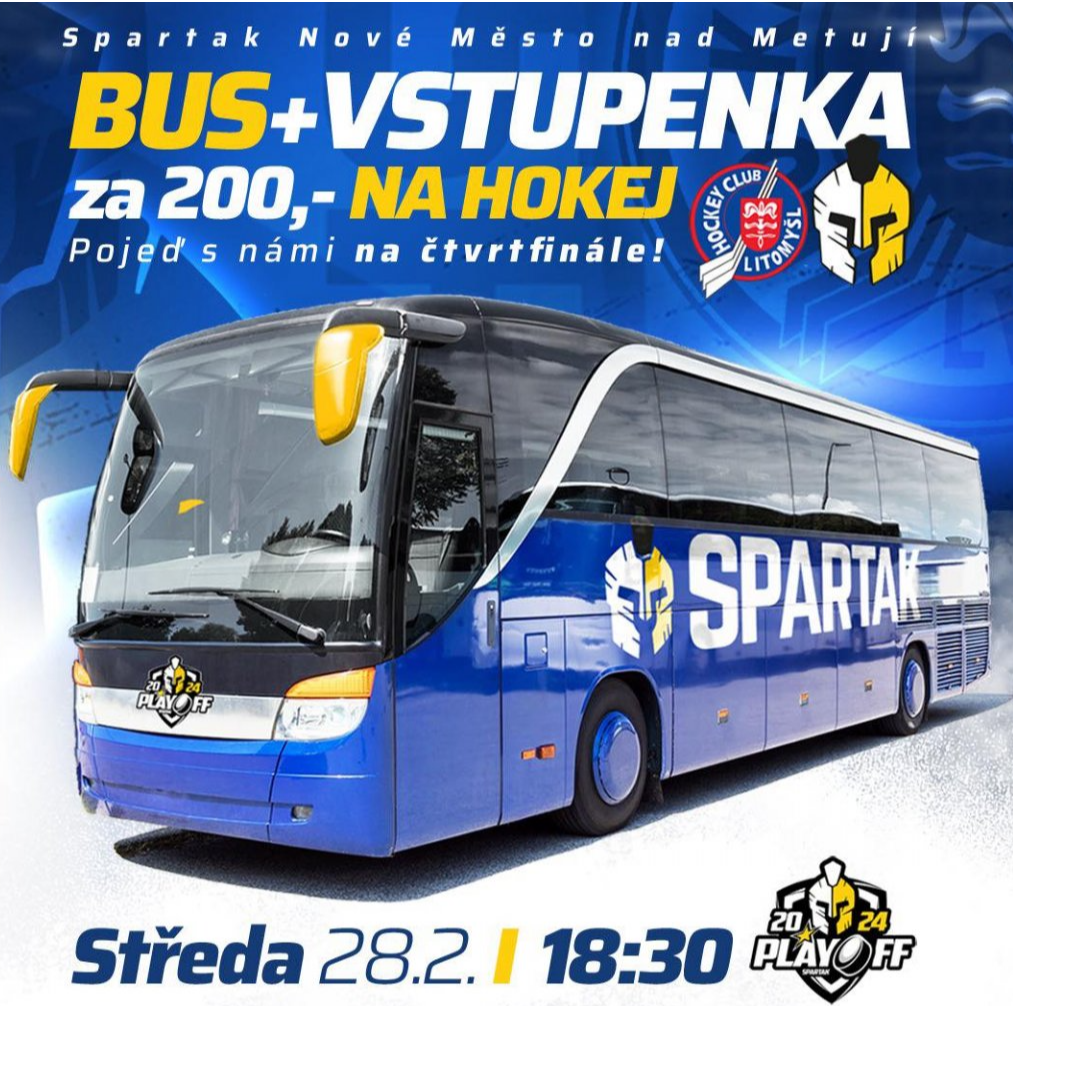 Pojeďte s námi na druhé čtvrtfinále!!!! | TJ Spartak Nové Město nad Metují